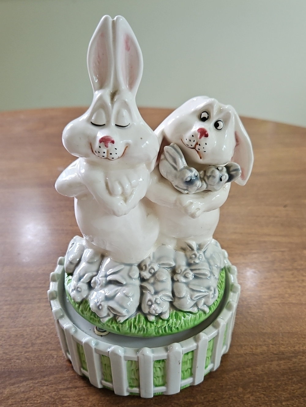 Bunny Family Music Box